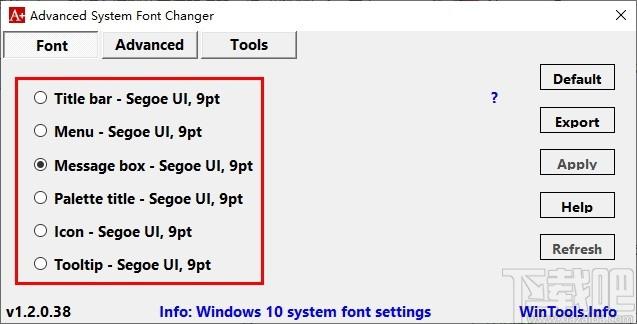 Advanced System Font Changer下载,字体设置,字体更换